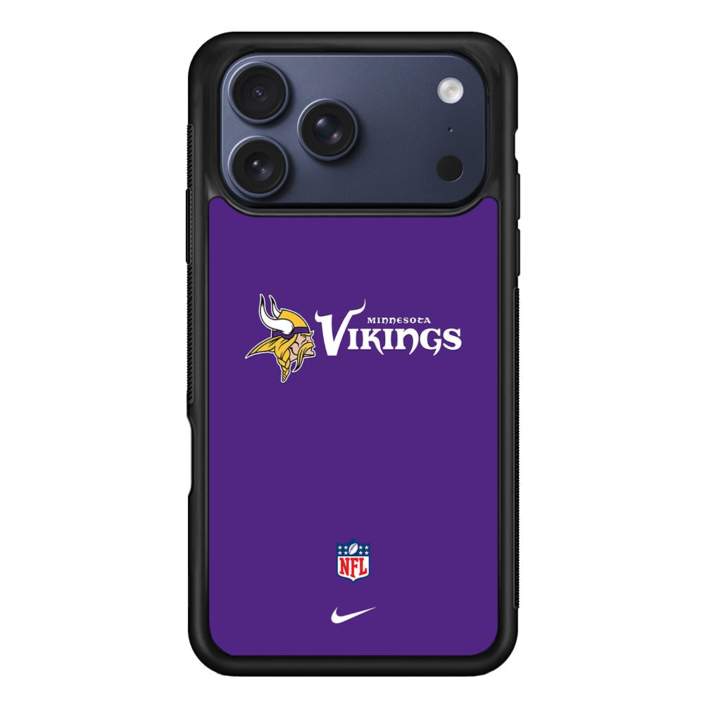 NFL Minnesota Vikings Purple Nike iPhone 17 Pro Max Case - Altracase