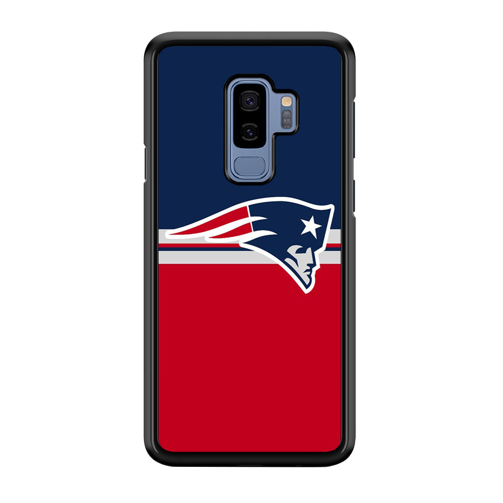 NFL New England Patriots 001 Samsung Galaxy S9 Plus Case-Phone Case-Rubber Black (2D Case)-Altracase