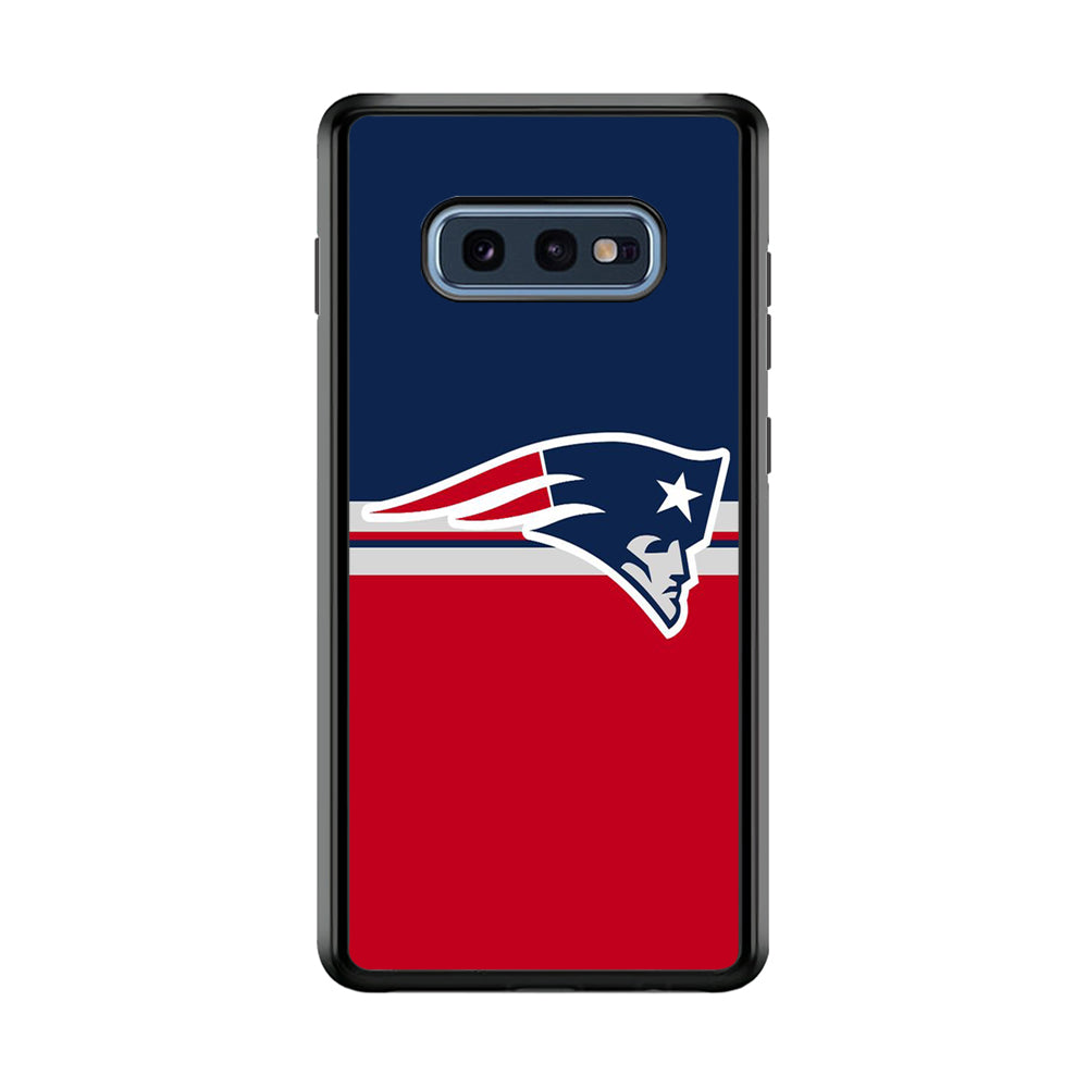 NFL New England Patriots 001 Samsung Galaxy S10E Case-Phone Case-Rubber Black (2D Case)-Altracase