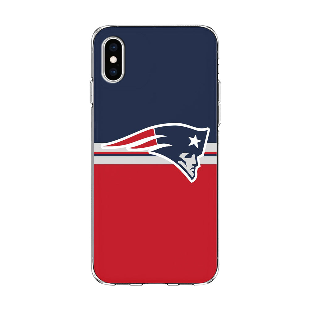 NFL New England Patriots 001 iPhone Xs Case-Phone Case-Clear Soft Case-Altracase