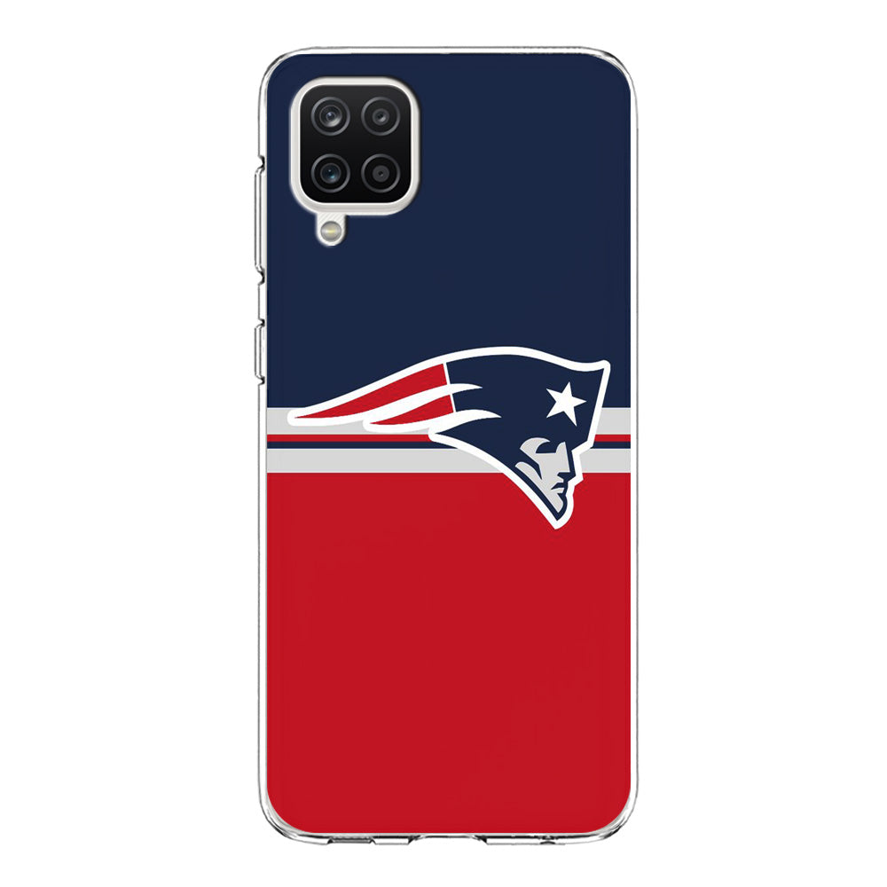 NFL New England Patriots 001 Samsung Galaxy A12 Case-Phone Case-Clear Soft Case-Altracase