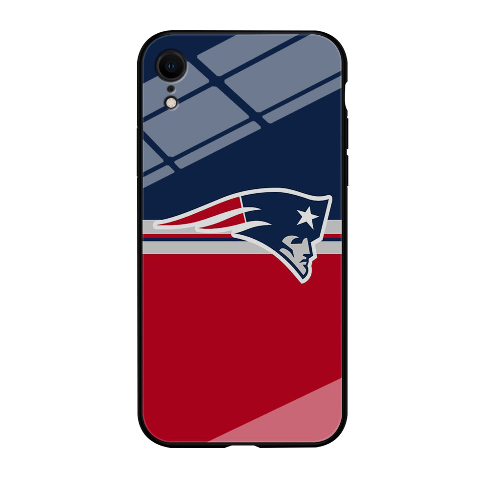 NFL New England Patriots 001 iPhone XR Case-Phone Case-Tempered Glass Case-Altracase