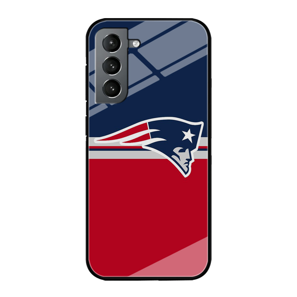 NFL New England Patriots 001 Samsung Galaxy S24 Case-Phone Case-Tempered Glass Case-Altracase
