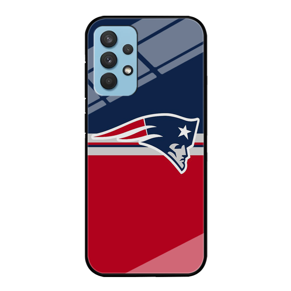 NFL New England Patriots 001 Samsung Galaxy A32 Case-Phone Case-Tempered Glass Case-Altracase