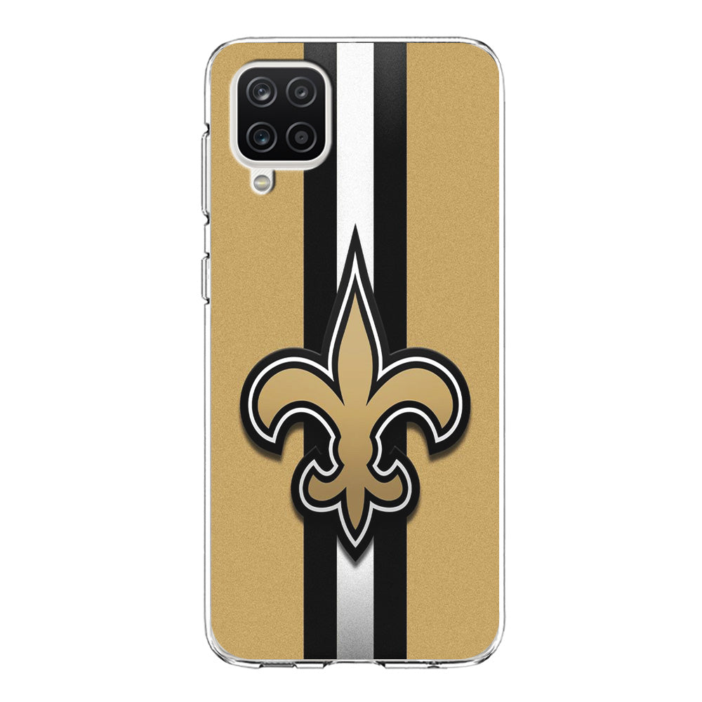 NFL New Orleans Saints 001 Samsung Galaxy A12 Case-Phone Case-Clear Soft Case-Altracase