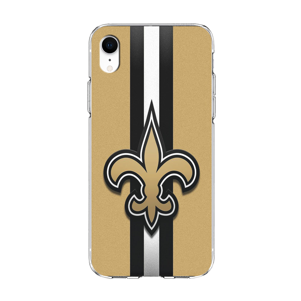 NFL New Orleans Saints 001 iPhone XR Case-Phone Case-Clear Soft Case-Altracase