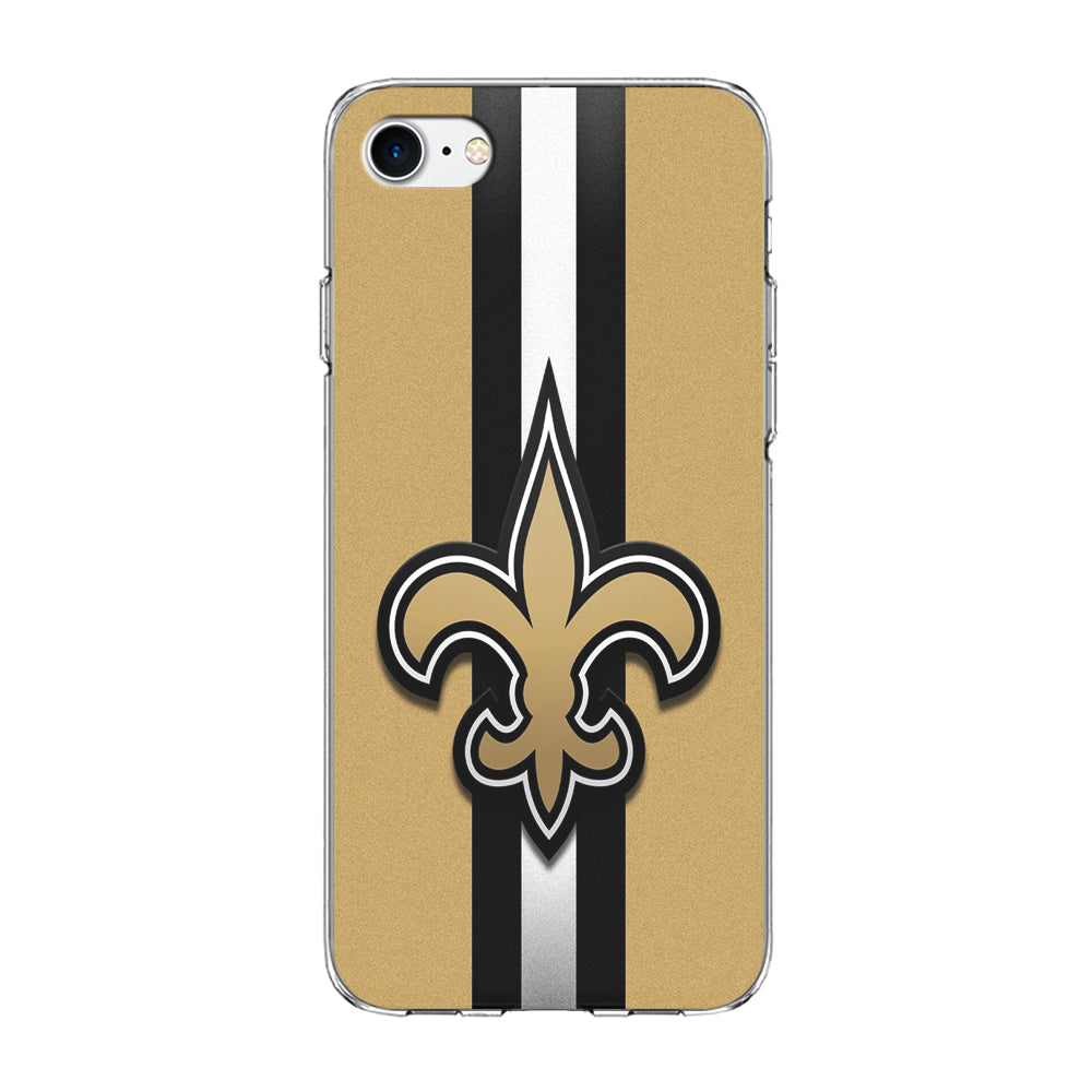 NFL New Orleans Saints 001 iPhone SE 3 2022 Case-Phone Case-Clear Soft Case-Altracase