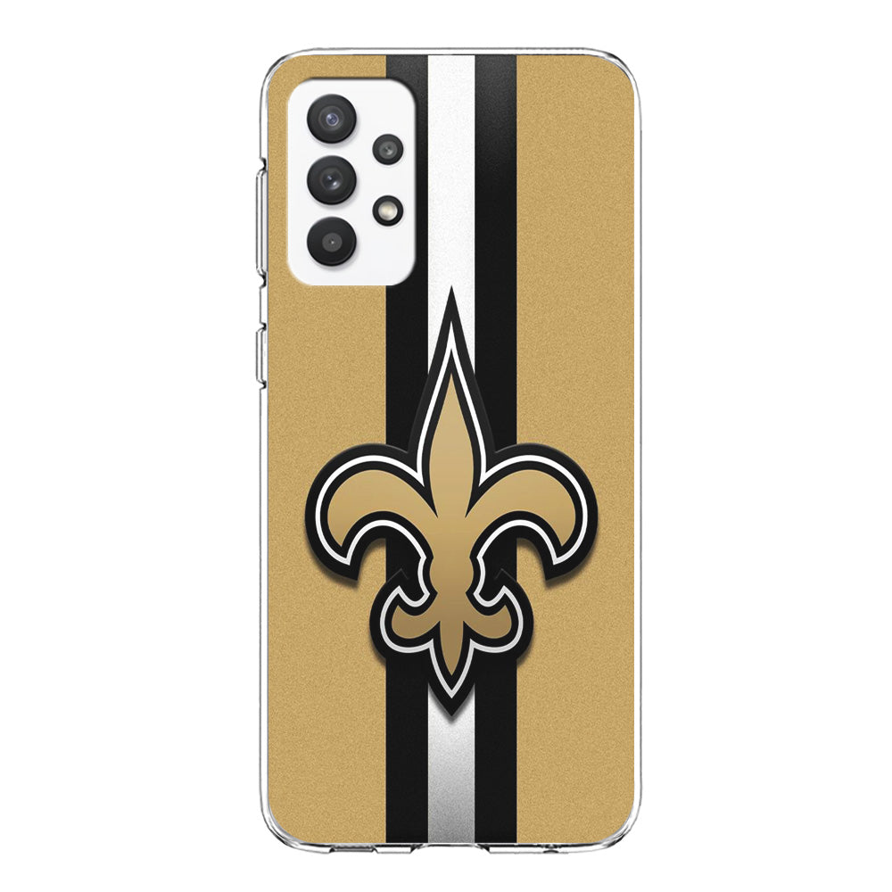 NFL New Orleans Saints 001 Samsung Galaxy A32 Case-Phone Case-Clear Soft Case-Altracase