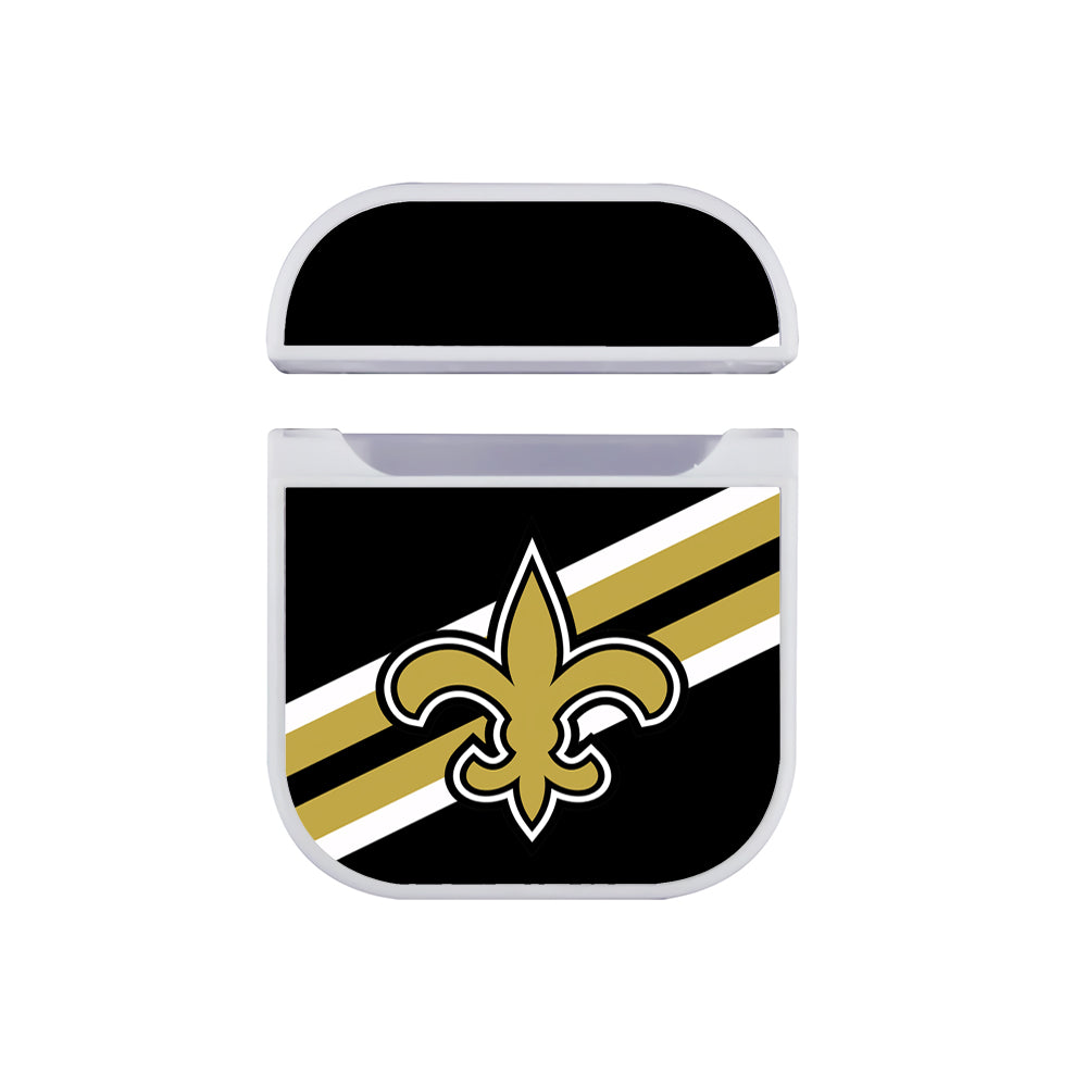NFL New Orleans Saints Logo Apple AirPods Case-AirPod Case-White-Altracase