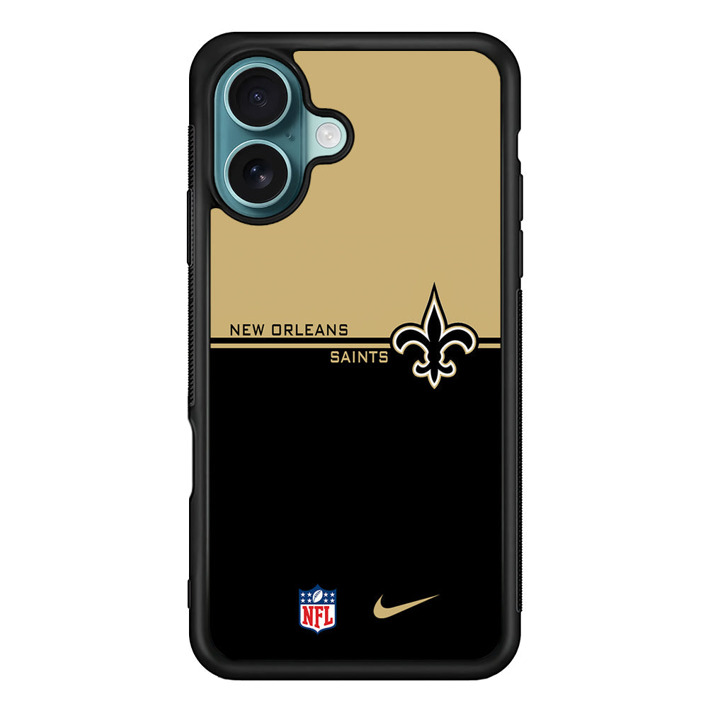 NFL New Orleans Saints Team Nike iPhone 16 Plus Case - Altracase