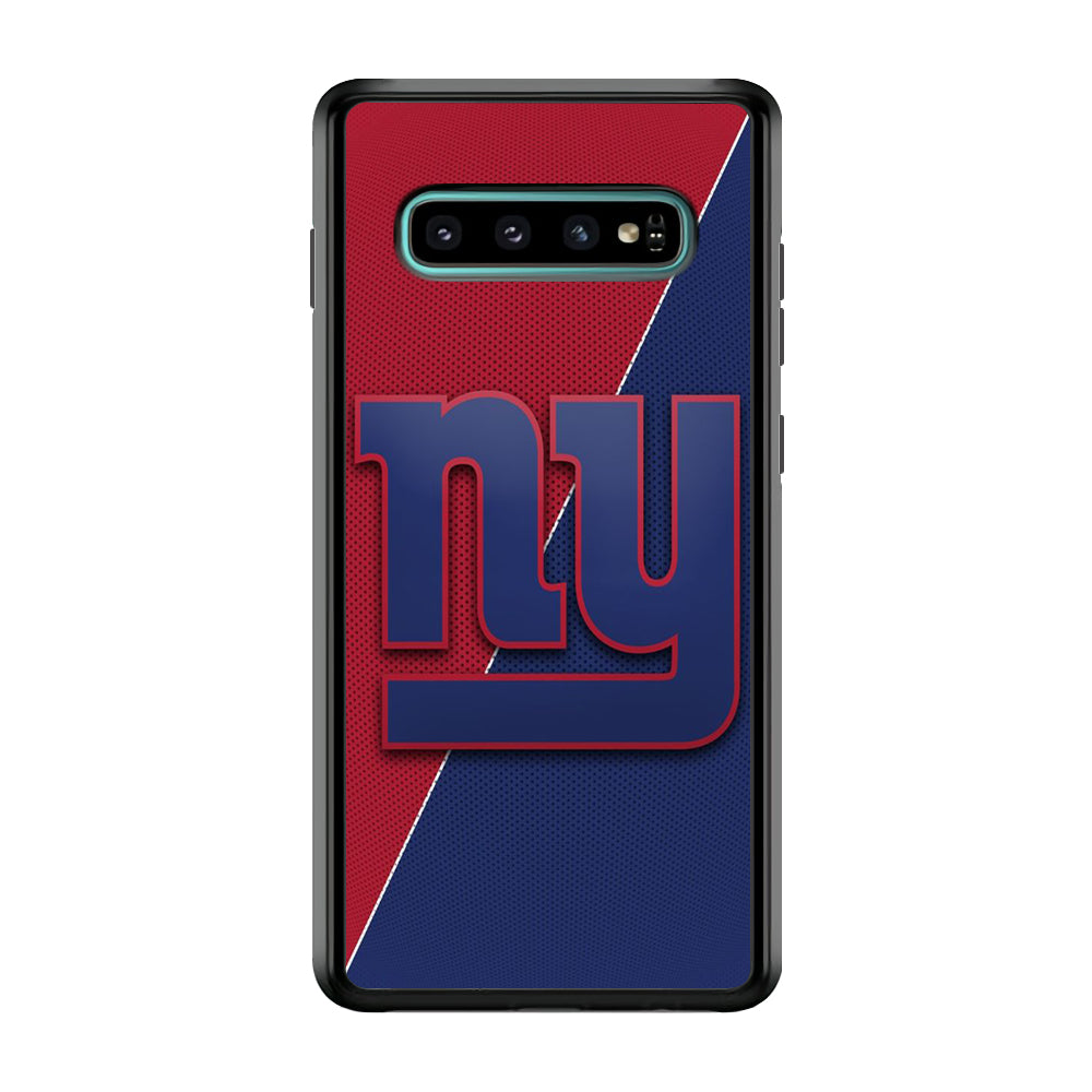 NFL New York Giants 001 Samsung Galaxy S10 Case-Phone Case-Rubber Black (2D Case)-Altracase