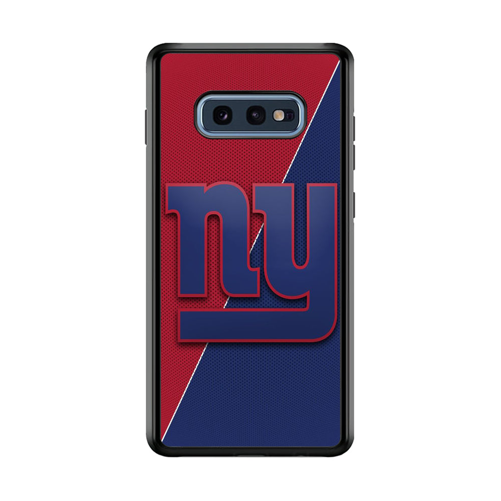 NFL New York Giants 001 Samsung Galaxy S10E Case-Phone Case-Rubber Black (2D Case)-Altracase
