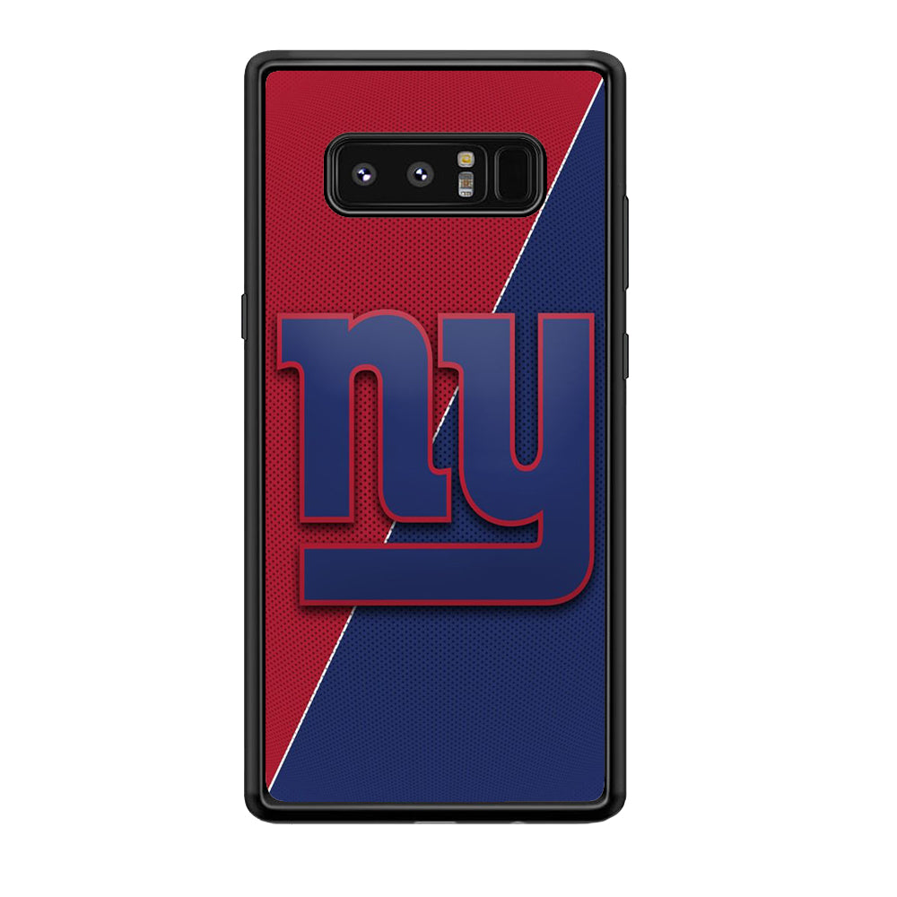 NFL New York Giants 001 Samsung Galaxy Note 8 Case-Phone Case-Rubber Black (2D Case)-Altracase