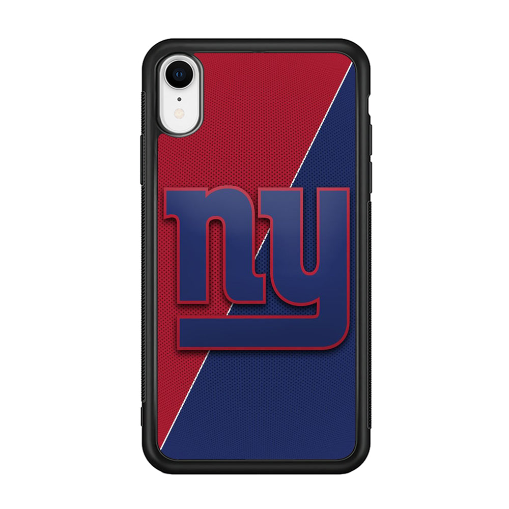 NFL New York Giants 001 iPhone XR Case-Phone Case-Rubber Black (2D Case)-Altracase