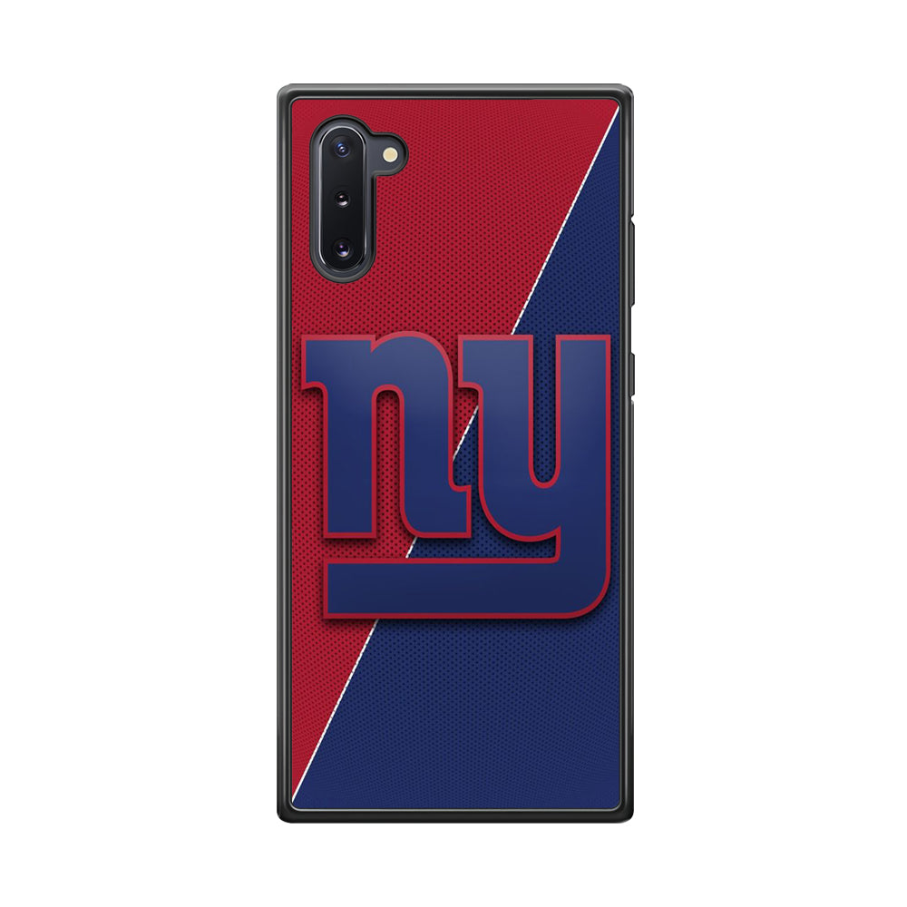 NFL New York Giants 001 Samsung Galaxy Note 10 Case-Phone Case-Rubber Black (2D Case)-Altracase