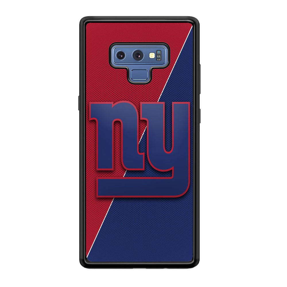 NFL New York Giants 001 Samsung Galaxy Note 9 Case-Phone Case-Rubber Black (2D Case)-Altracase