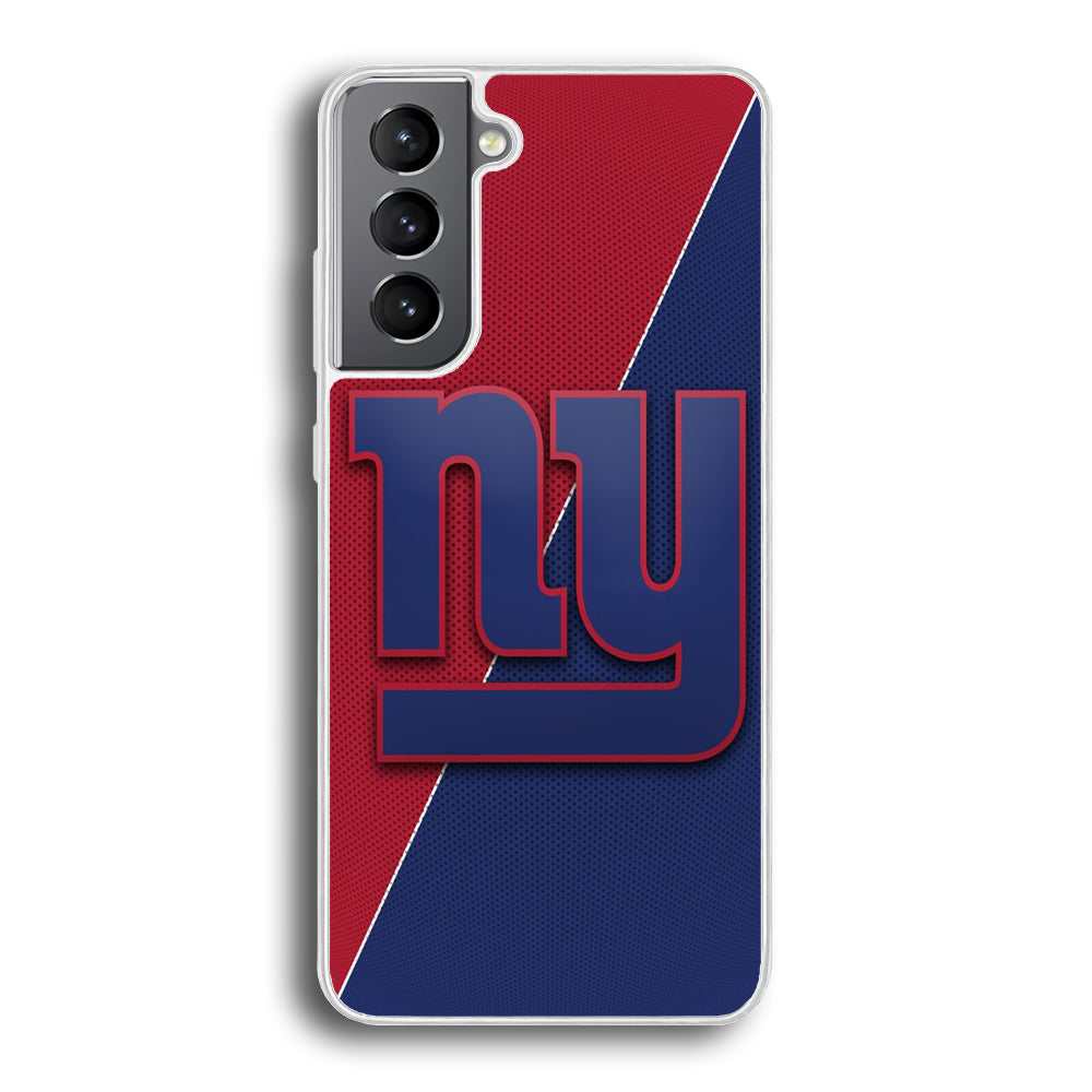 NFL New York Giants 001 Samsung Galaxy S24 Case-Phone Case-Rubber White (2D Case)-Altracase
