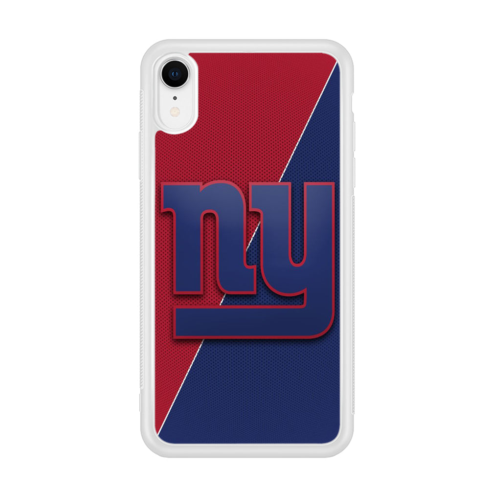 NFL New York Giants 001 iPhone XR Case-Phone Case-Rubber White (2D Case)-Altracase