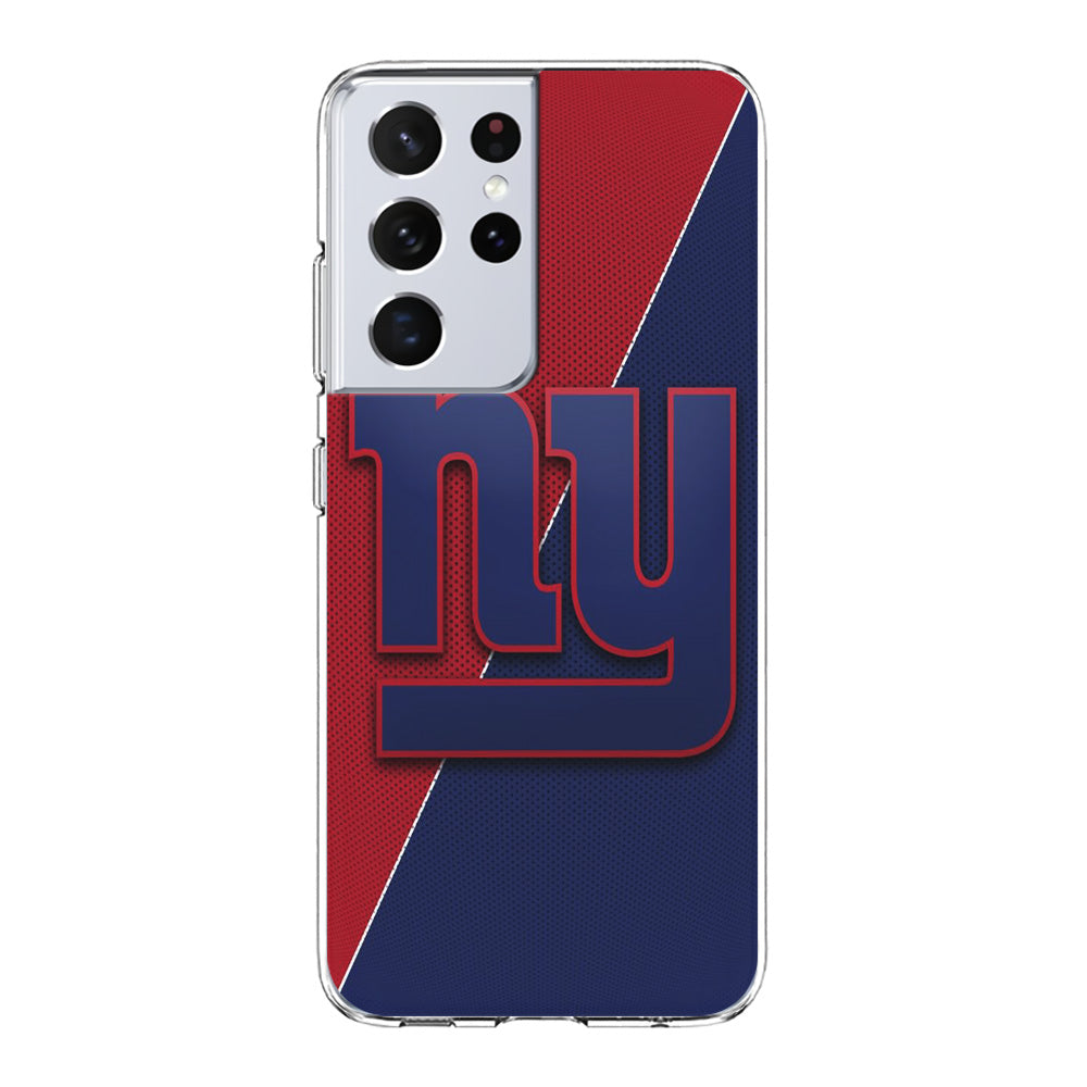 NFL New York Giants 001 Samsung Galaxy S21 Ultra Case-Phone Case-Clear Soft Case-Altracase