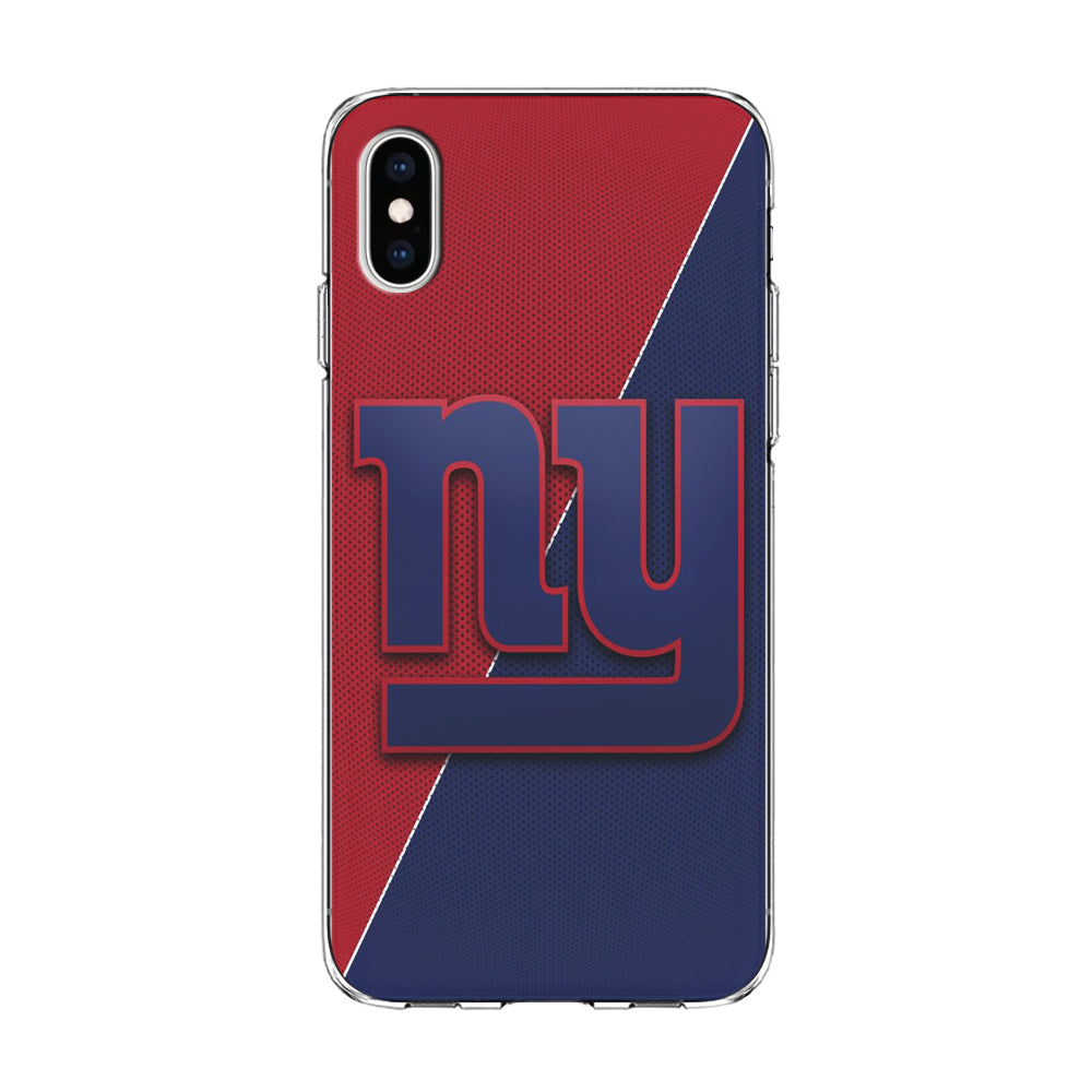 NFL New York Giants 001 iPhone Xs Case-Phone Case-Clear Soft Case-Altracase