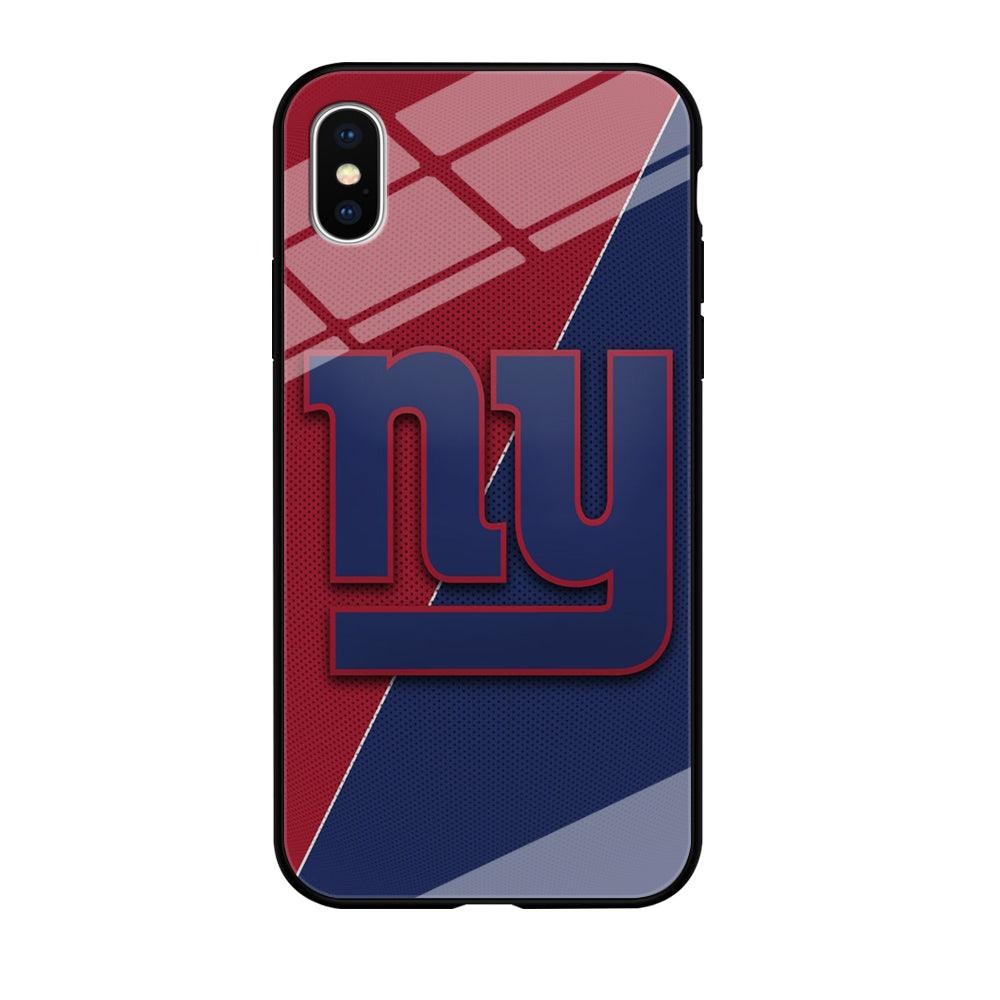 NFL New York Giants 001 iPhone Xs Case-Phone Case-Tempered Glass Case-Altracase