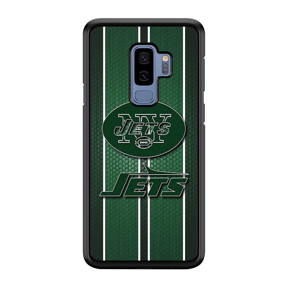 NFL New York Jets 001 Samsung Galaxy S9 Plus Case-Phone Case-Rubber Black (2D Case)-Altracase