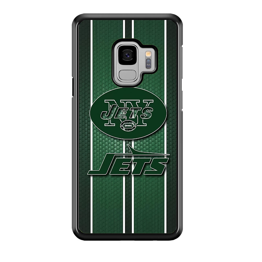 NFL New York Jets 001 Samsung Galaxy S9 Case-Phone Case-Rubber Black (2D Case)-Altracase