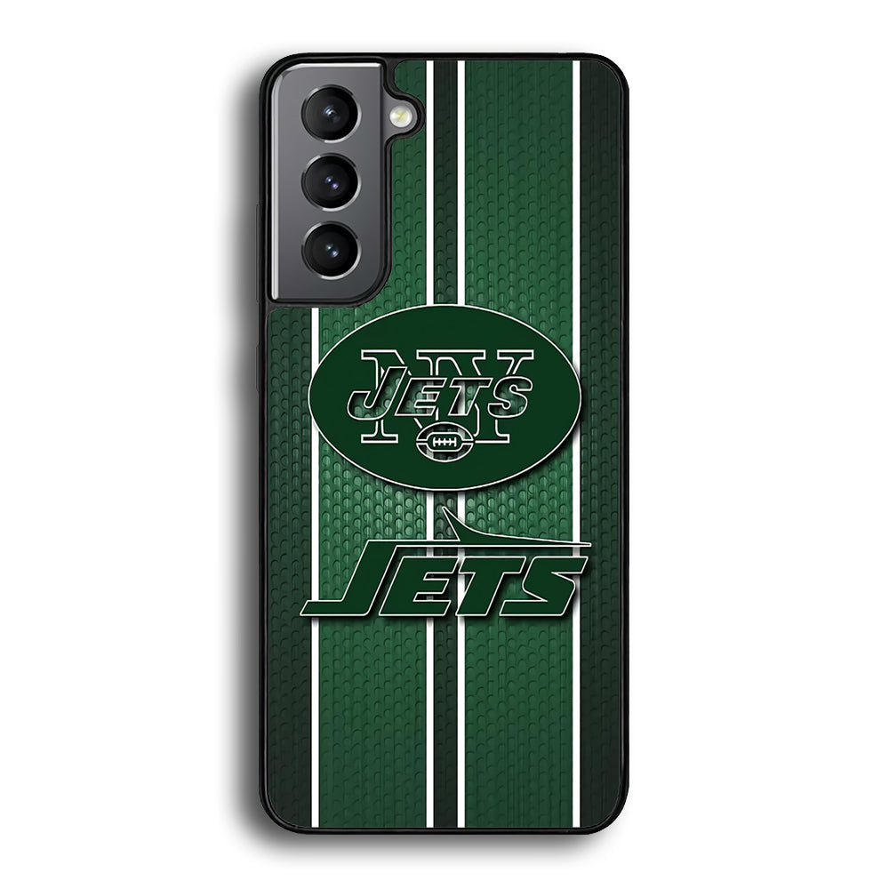 NFL New York Jets 001 Samsung Galaxy S22 Plus Case-Phone Case-Rubber Black (2D Case)-Altracase