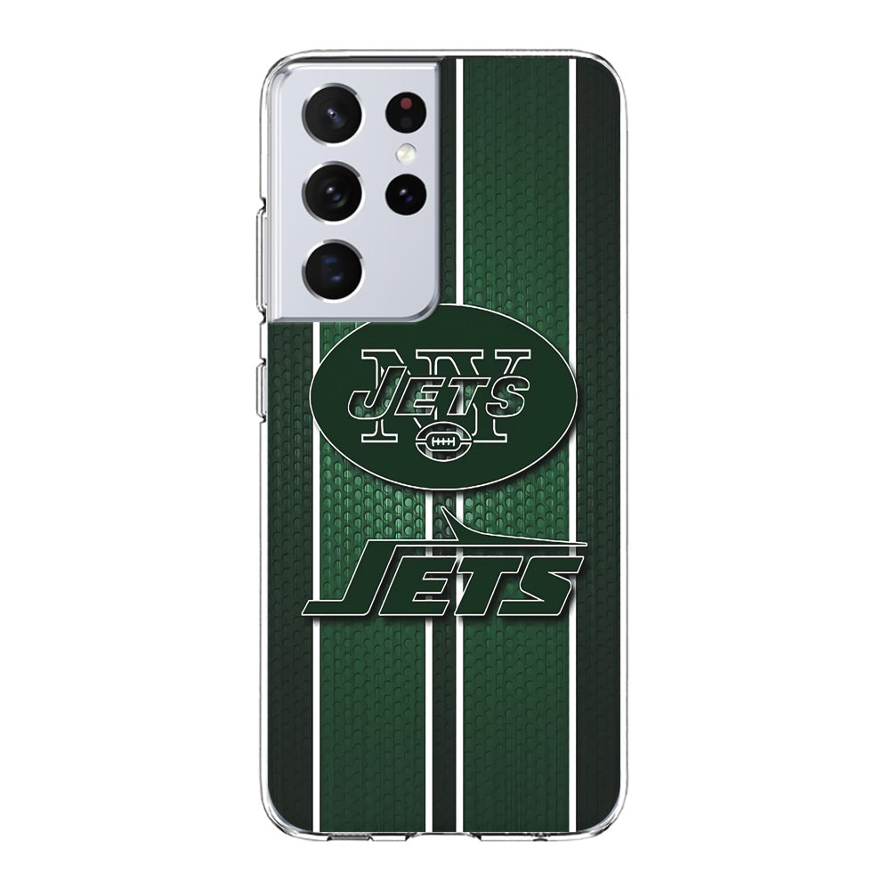 NFL New York Jets 001 Samsung Galaxy S21 Ultra Case-Phone Case-Clear Soft Case-Altracase
