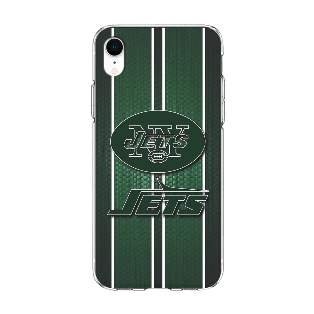 NFL New York Jets 001 iPhone XR Case-Phone Case-Clear Soft Case-Altracase