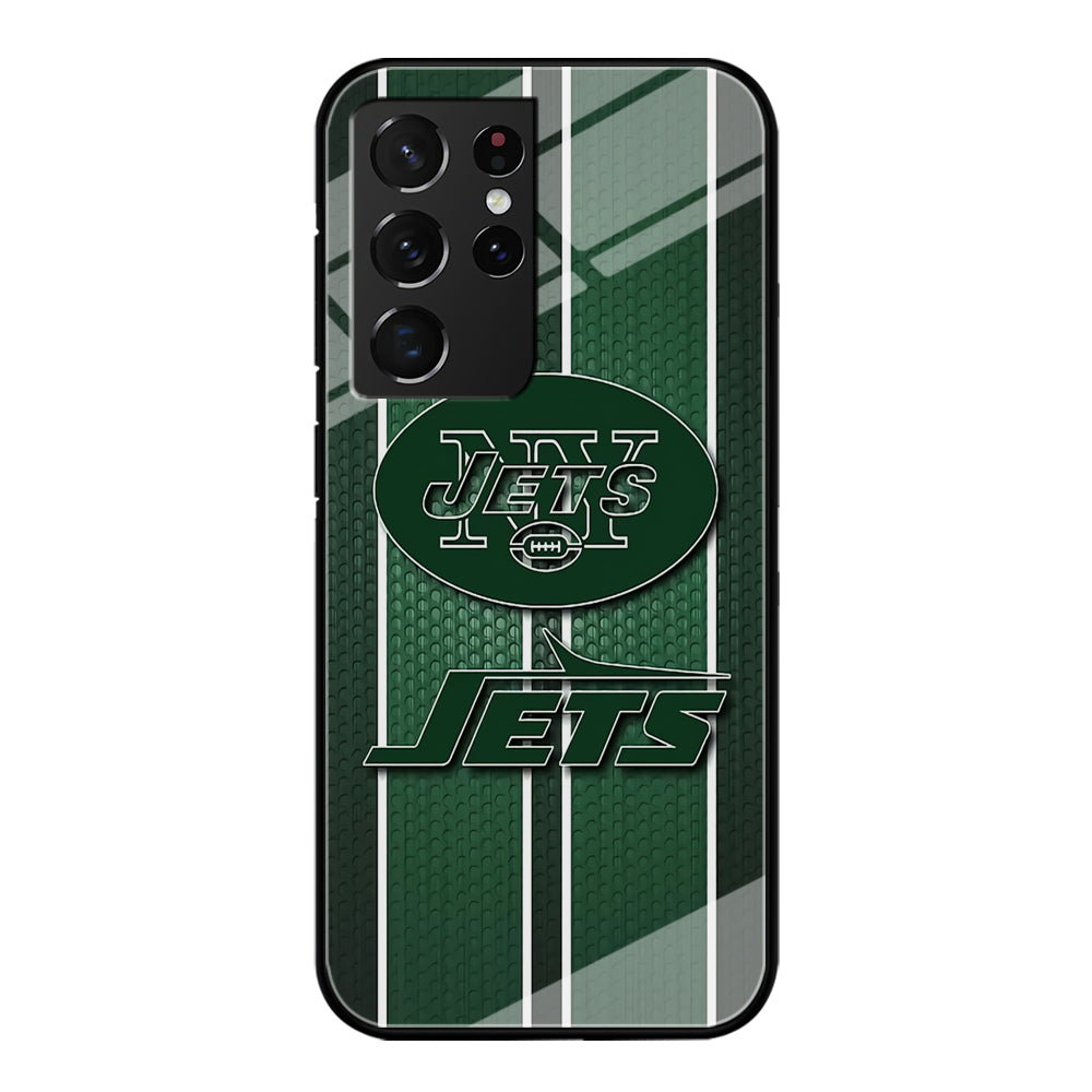 NFL New York Jets 001 Samsung Galaxy S21 Ultra Case-Phone Case-Tempered Glass Case-Altracase
