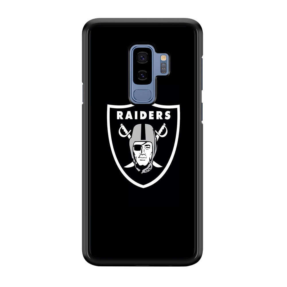 NFL Oakland Raiders 001 Samsung Galaxy S9 Plus Case-Phone Case-Rubber Black (2D Case)-Altracase