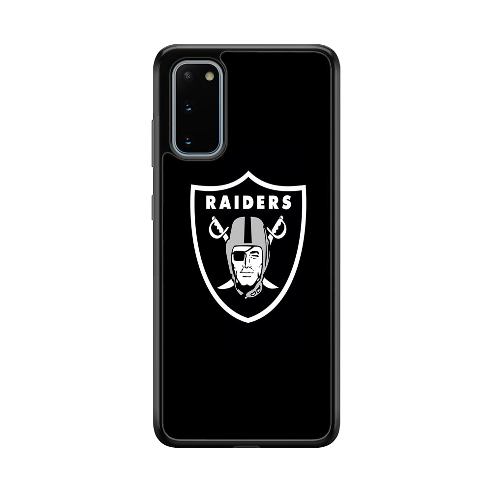 NFL Oakland Raiders 001 Samsung Galaxy S20 Case-Phone Case-Tempered Glass Case-Altracase