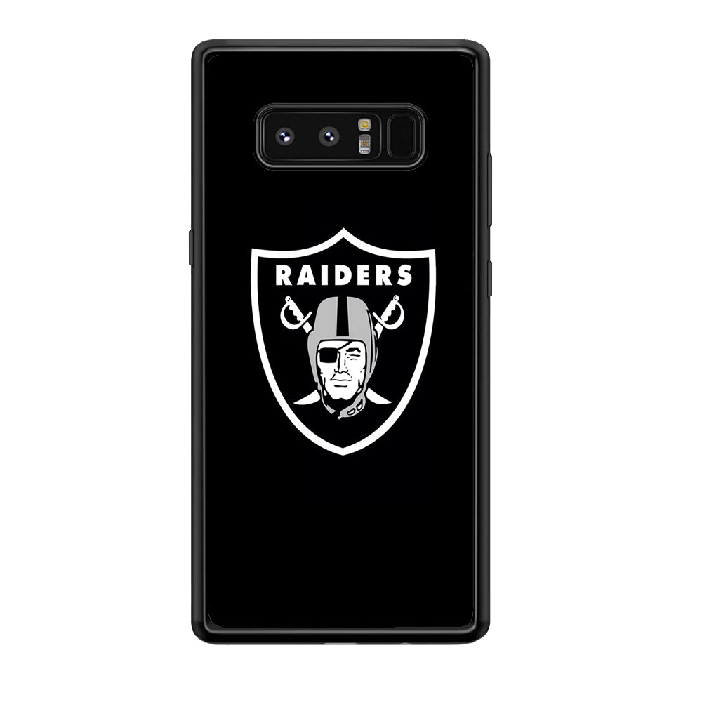 NFL Oakland Raiders 001 Samsung Galaxy Note 8 Case-Phone Case-Tempered Glass Case-Altracase