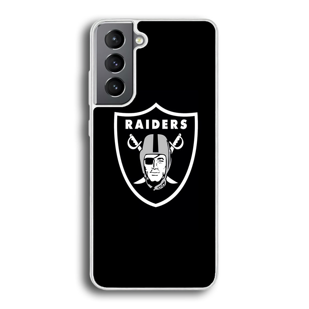 NFL Oakland Raiders 001 Samsung Galaxy S22 Case-Phone Case-Rubber White (2D Case)-Altracase