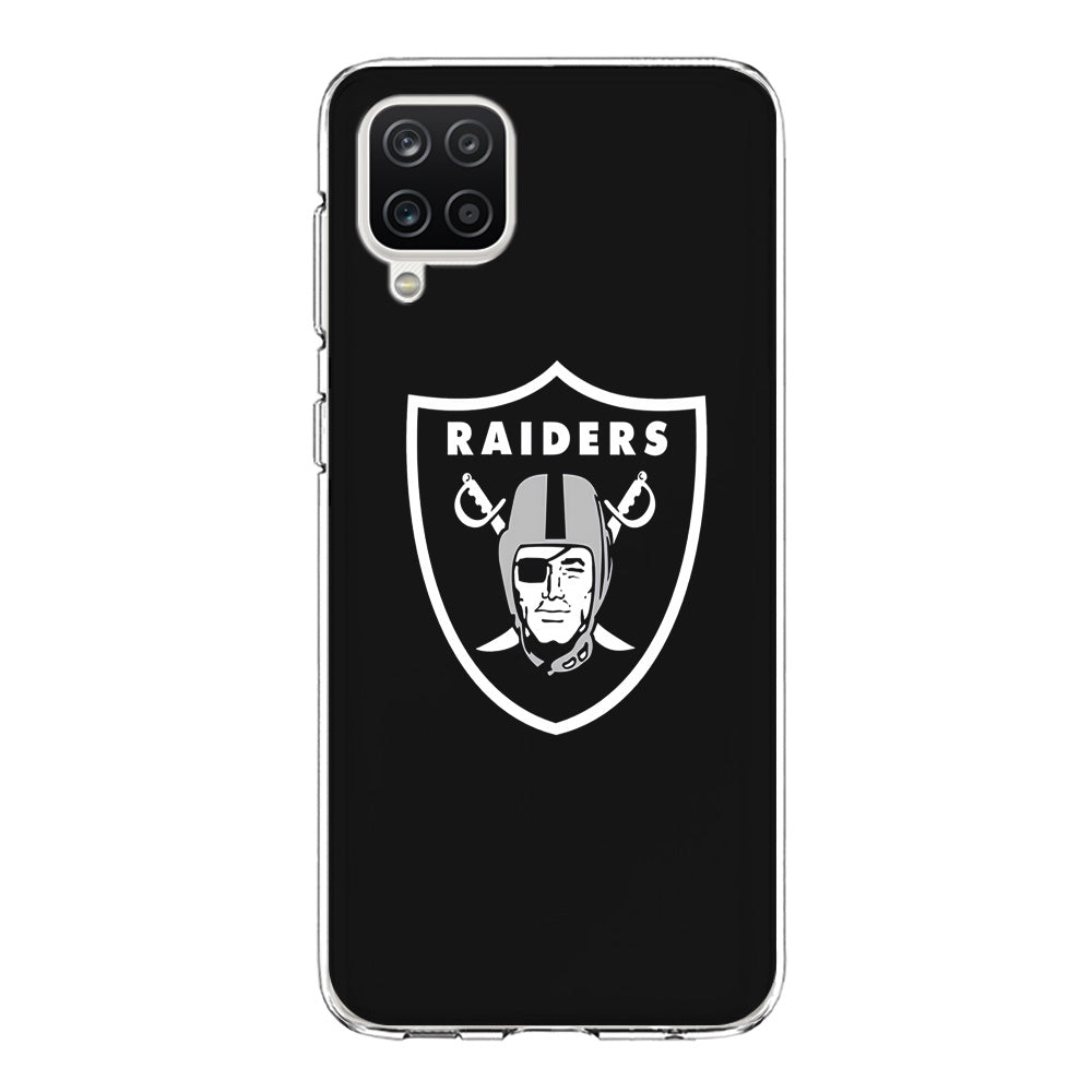NFL Oakland Raiders 001 Samsung Galaxy A12 Case-Phone Case-Clear Soft Case-Altracase