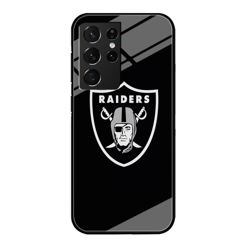 NFL Oakland Raiders 001 Samsung Galaxy S21 Ultra Case-Phone Case-Tempered Glass Case-Altracase