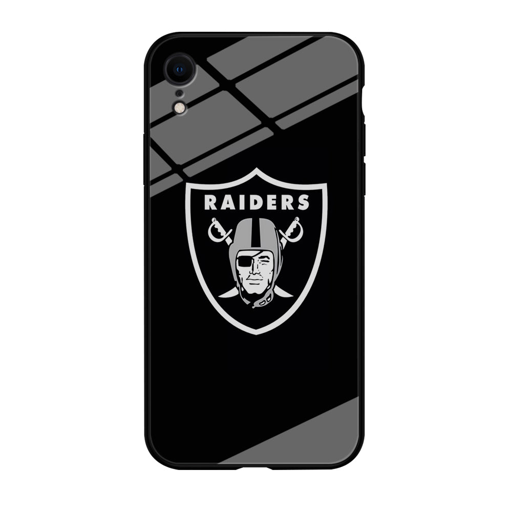 NFL Oakland Raiders 001 iPhone XR Case-Phone Case-Tempered Glass Case-Altracase