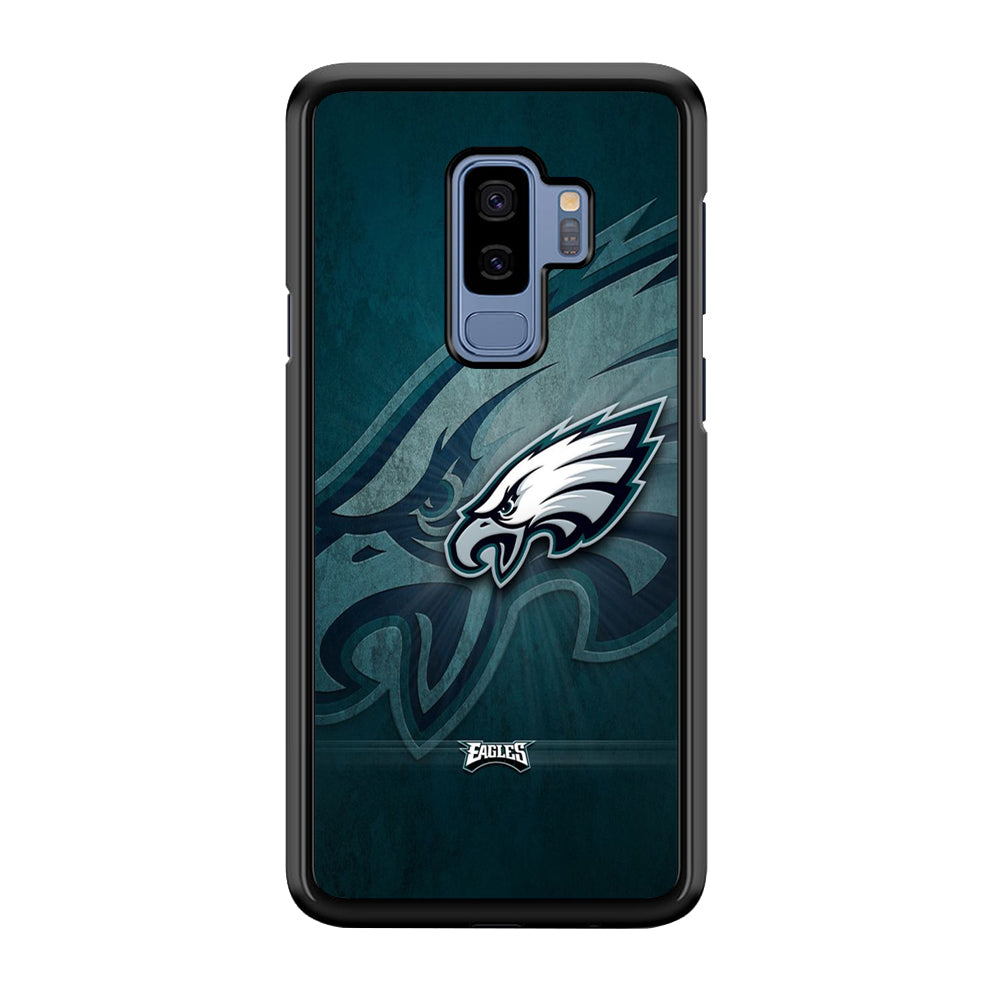 NFL Philadelphia Eagles 001 Samsung Galaxy S9 Plus Case-Phone Case-Rubber Black (2D Case)-Altracase