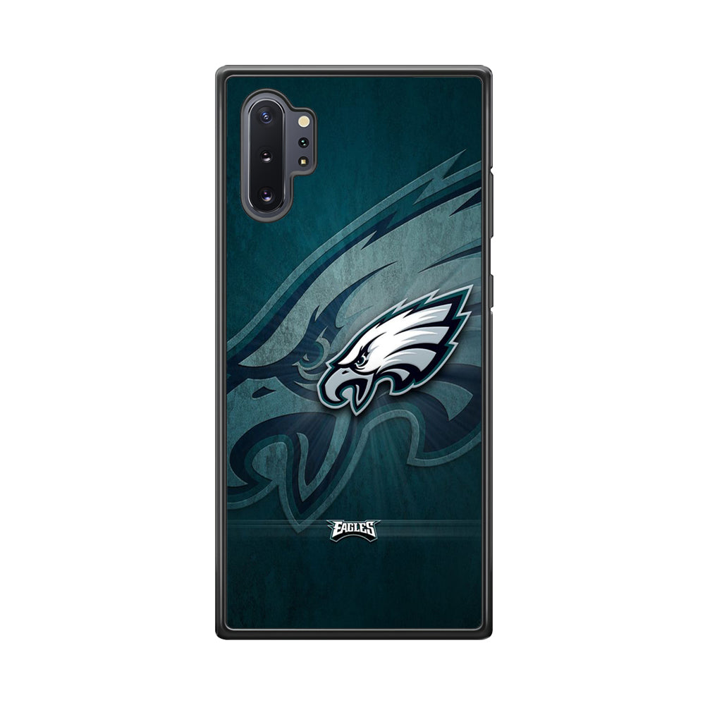 NFL Philadelphia Eagles 001 Samsung Galaxy Note 10 Plus Case-Phone Case-Rubber Black (2D Case)-Altracase