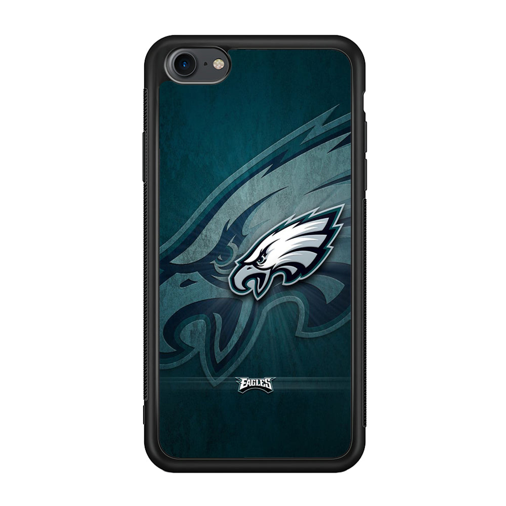 NFL Philadelphia Eagles 001 iPhone SE 2020 Case-Phone Case-Rubber Black (2D Case)-Altracase