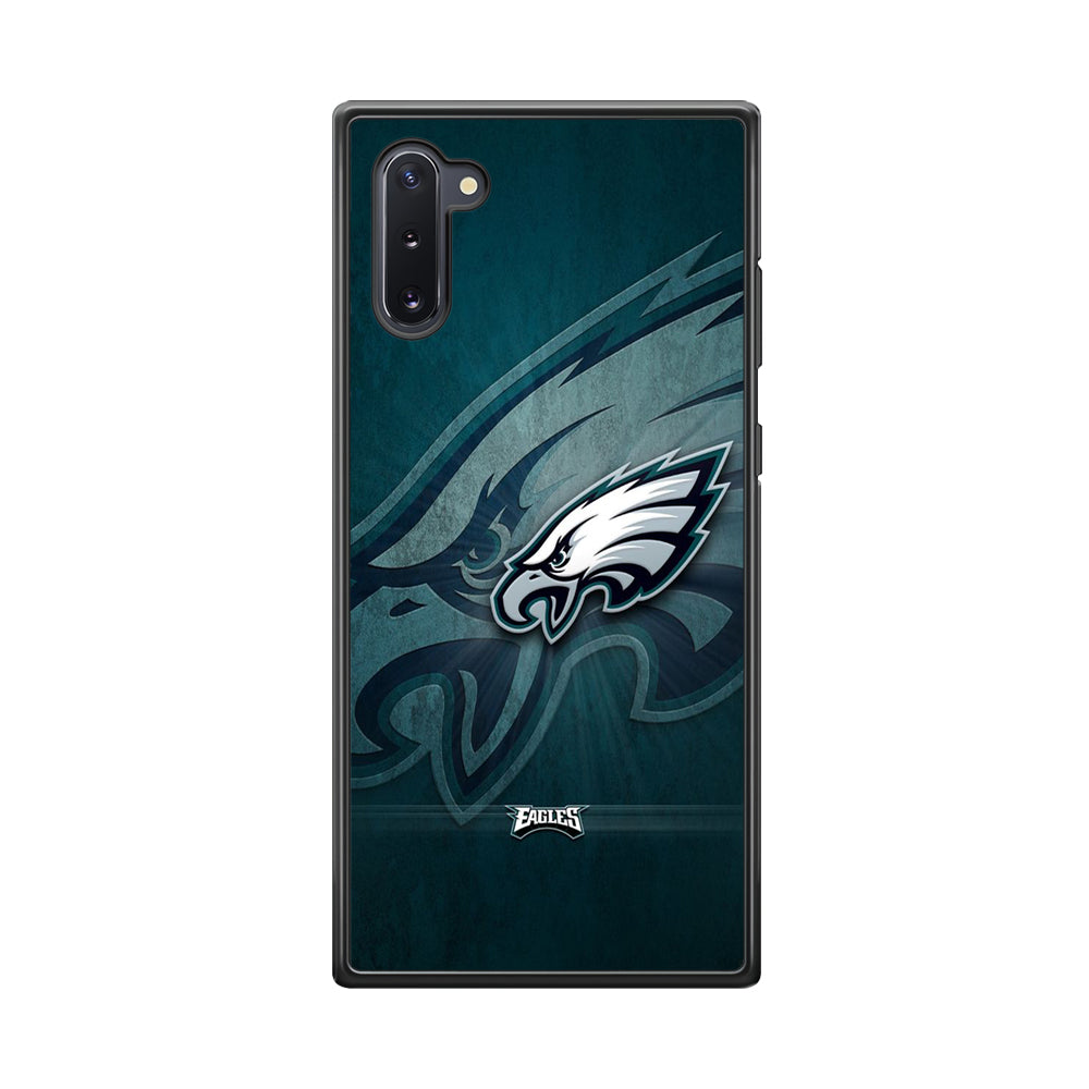 NFL Philadelphia Eagles 001 Samsung Galaxy Note 10 Case-Phone Case-Rubber Black (2D Case)-Altracase