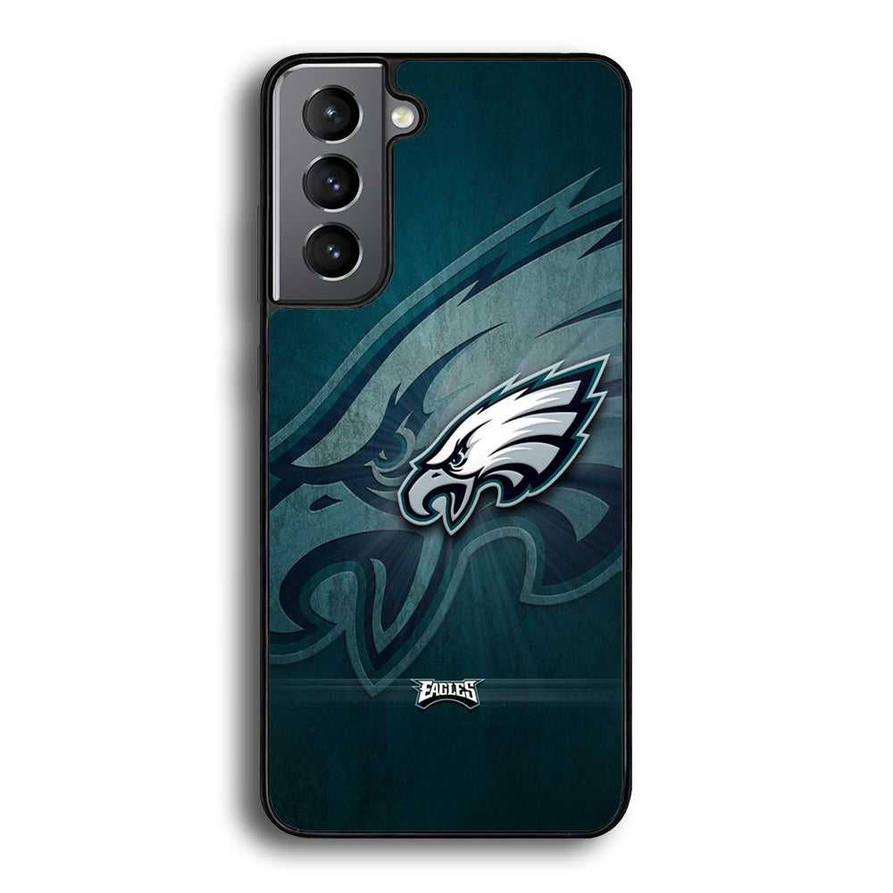 NFL Philadelphia Eagles 001 Samsung Galaxy S24 Case-Phone Case-Rubber Black (2D Case)-Altracase