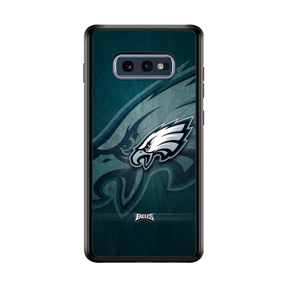 NFL Philadelphia Eagles 001 Samsung Galaxy S10E Case-Phone Case-Rubber Black (2D Case)-Altracase