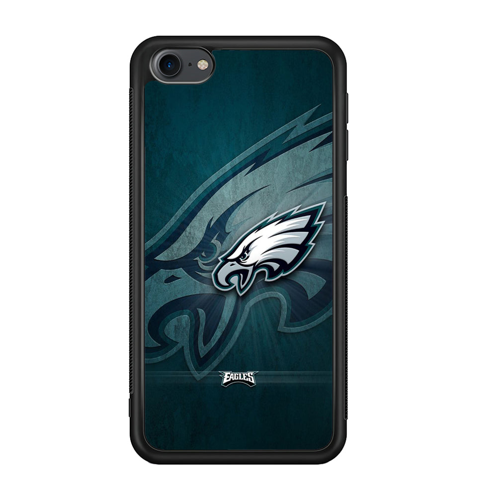 NFL Philadelphia Eagles 001 iPod Touch 6 Case-Phone Case-Rubber White (2D Case)-Altracase