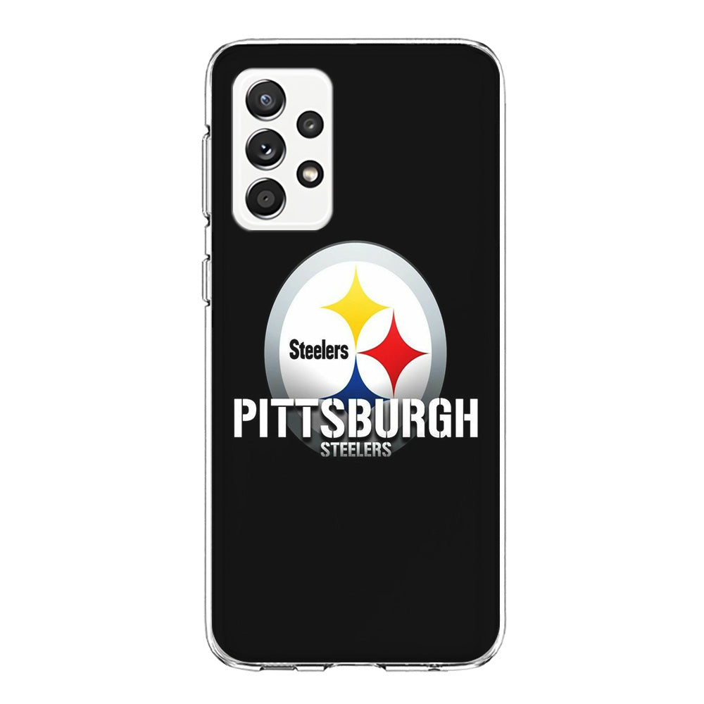 NFL Pittsburgh Steelers 001 Samsung Galaxy A72 Case-Phone Case-Clear Soft Case-Altracase