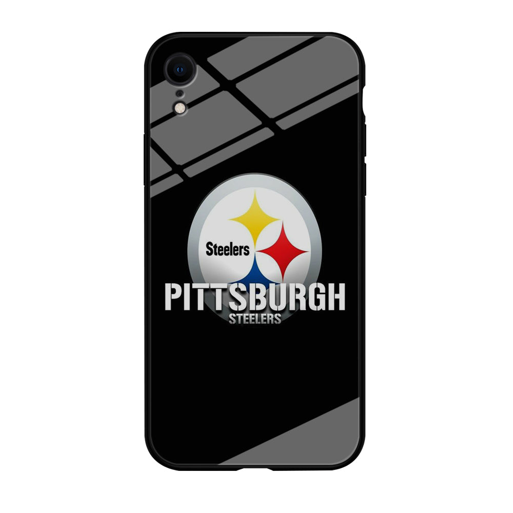 NFL Pittsburgh Steelers 001 iPhone XR Case-Phone Case-Tempered Glass Case-Altracase