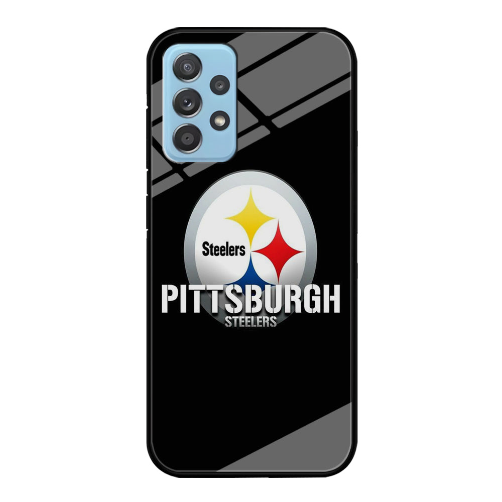 NFL Pittsburgh Steelers 001 Samsung Galaxy A52 Case-Phone Case-Tempered Glass Case-Altracase