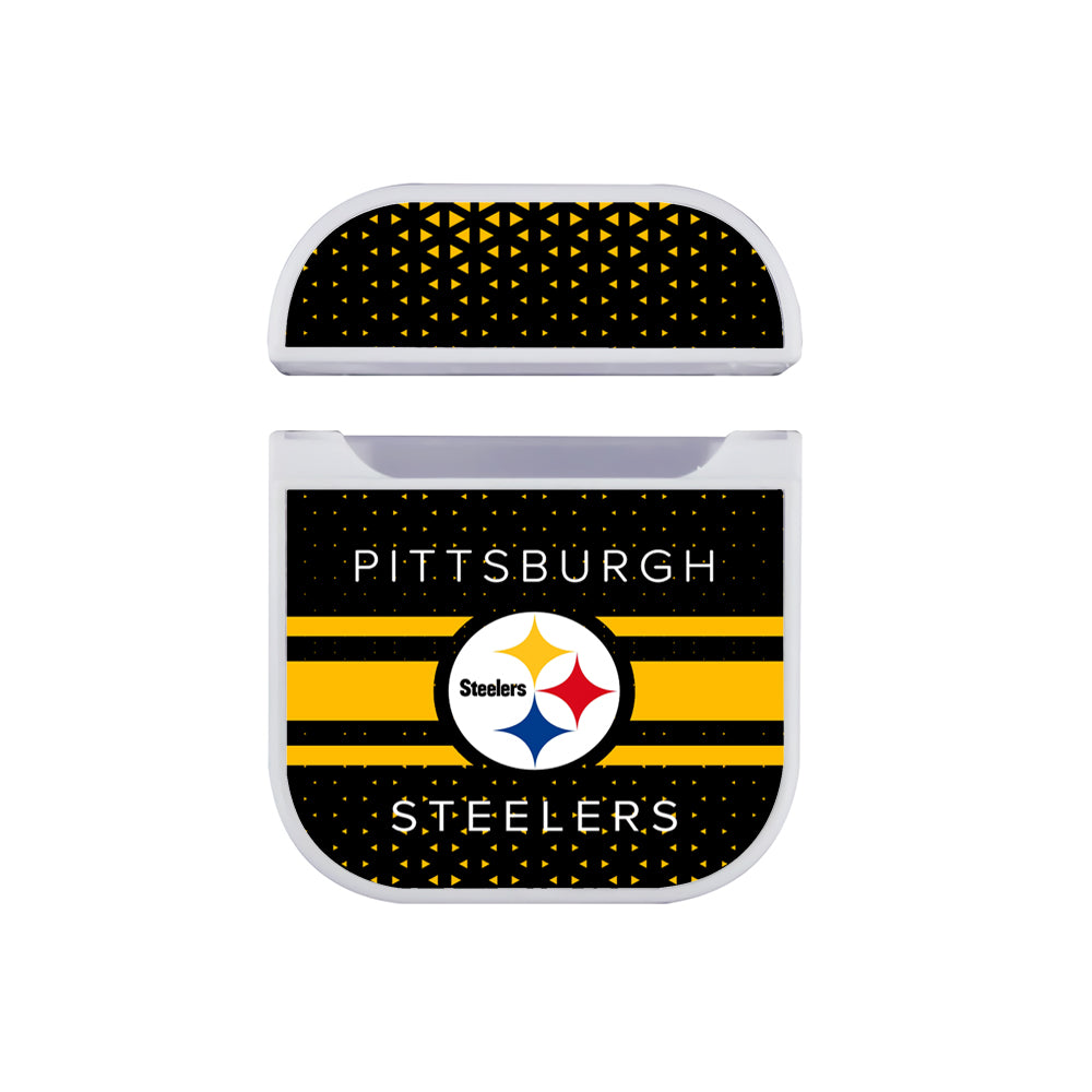 NFL Pittsburgh Steelers Logo Apple AirPods Case-AirPod Case-White-Altracase