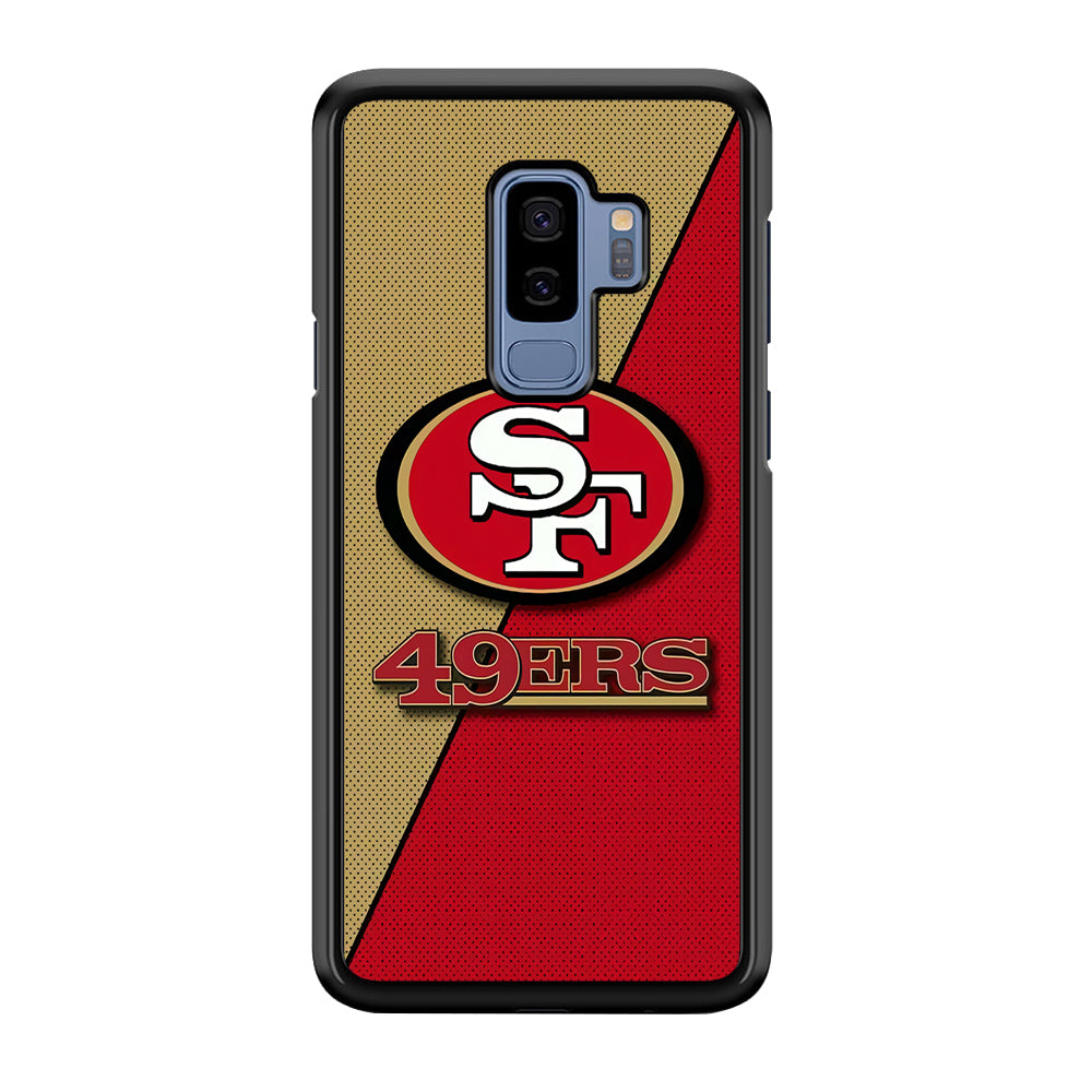 NFL San Francisco 49ers 001 Samsung Galaxy S9 Plus Case-Phone Case-Rubber Black (2D Case)-Altracase